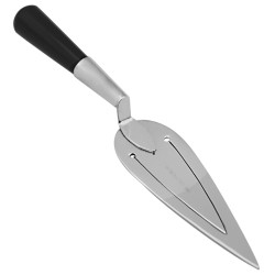 Trowel Bookmark 925 Sterling Silver English Hallmarks Set With Black Onyx