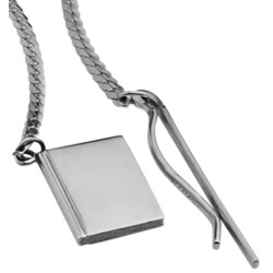 Book Charm on Chain Bookmark 925 Sterling Silver English Hallmarks