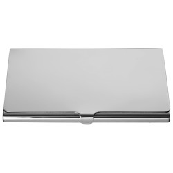 Plain Card Case 925 Sterling Silver English Hallmarks
