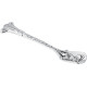 Set of 5 Salt Mustard Spoons Victorian Style 925 Sterling Silver English Hallmarks
