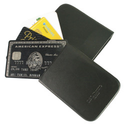 LTHR101 Croco Leather Credit Business Card Holder