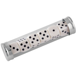 Traditional Dice Set 925 Sterling Silver English Hallmarks