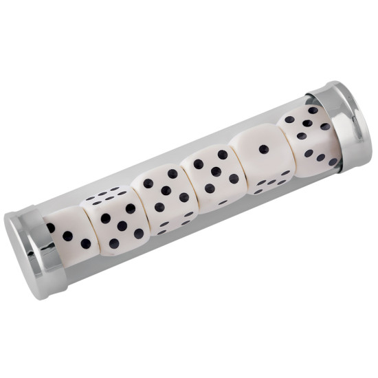 Traditional Dice Set 925 Sterling Silver English Hallmarks