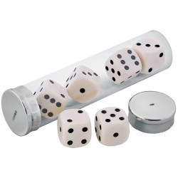 Traditional Dice Set 925 Sterling Silver English Hallmarks