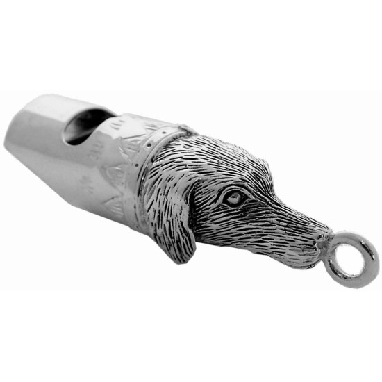 Dog Whistle Pendant Victorian Style 925 Sterling Silver English Hallmarks