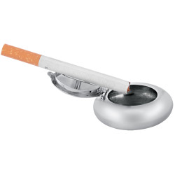 Plain Pocket Ashtray 925 Sterling Silver English Hallmarks