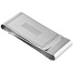Double Sided Engine Turned Money Clip 925 Sterling Silver English Hallmarks