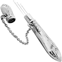 Needlecase Victorian Style 925 Sterling Silver English Hallmarks