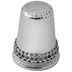 Plain Thimble Victorian Style 925 Sterling Silver English Hallmarks