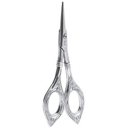 Sewing Scissors Victorian Style 925 Sterling Silver English Hallmarks